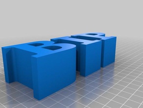 bip personnalisé 3d print model - Mito3D