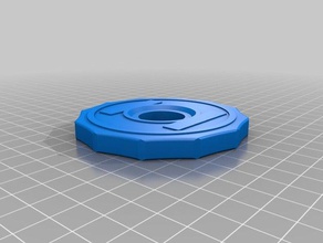 green lantern fidget spinner - wingnut2k toys & games hand toy 3d print model - Mito3D