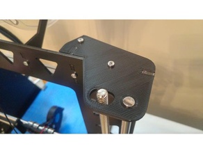 prusa acciaio 8mm vite - supporto asta di aggiornamento Stampante 3d parti cordobesa p3steel i3 liscia 3d print model - Mito3D