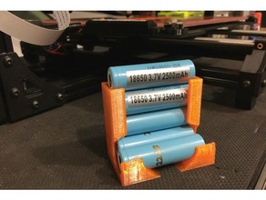 4-5ea 18650 battery dispenser tool holders & boxes 3d print model - Mito3D