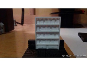 books shelves games miniatures 3d print model - Mito3D