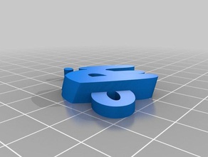 phi keychains customized 3d print model - Mito3D