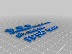 my customized 3d thingitag signs & logos 3d print model - Mito3D