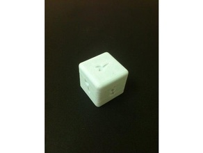 dice - eastern arabic numerals contemporary 3d printing 3d print model - Mito3D