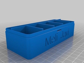 my melijavi caja organization customized 3d print model - Mito3D