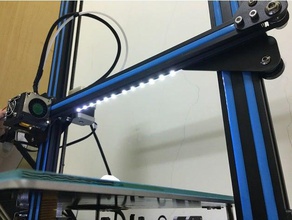 cr-10 x axis light 3d printer parts creality 3d print model - Mito3D