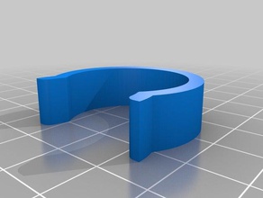 weber kettle barbekü kapak klipler açık ve bahçe klip 3d print model - Mito3D