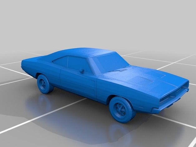la dodge charger i veicoli americano auto veloce furioso muscle car oldschool 3D print model - Mito3D