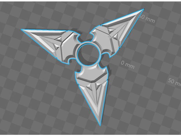 genji stelle fidget spinner giochi e giocattoli fidgettoy geek mano nerd overwatch giocare giocattolo 3D print model - Mito3D