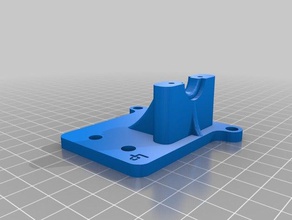 tevo tarantula lpa x-carriage inverted e3d holder 3d printer parts 3d print model - Mito3D