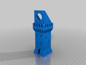 titan bowden monte torre Stampante 3d estrusori gabinetto e3d mancanza 3d print model - Mito3D