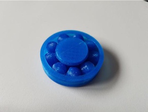 imprimir-en-lugar de la bola tapa del cojinete el bolas cap rodamiento 3d print model - Mito3D