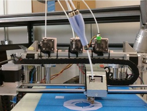 3 1 filament guide - prometheus extruder 3d printer extruders 3d print model - Mito3D