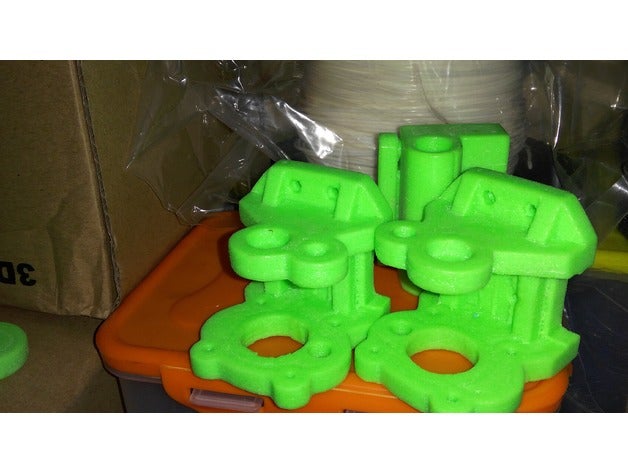 anti z wob prusa i3 mk2 x eixo Impressora 3d de peças final macthing mk2-x estabilizador 3D print model - Mito3D