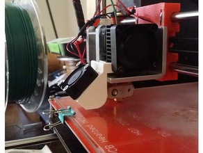 prusa i3 30mm fan duct mk8 3d printer parts fanduct pla 3d print model - Mito3D