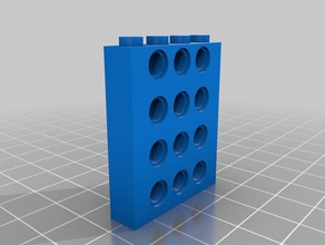 lego briques - 4x1h4 technic jouets de construction personnalisé 3d print model - Mito3D