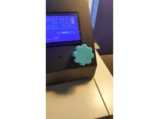 gear knob 3d printer parts 3D print model - Mito3D
