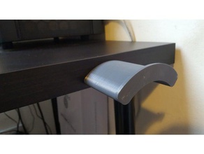 escritorio montado soporte para auriculares el audio technica creality los de pie percha pla 3d print model - Mito3D