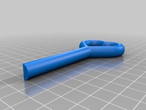 toon Schlüsselanhänger kundengebundene 3d print model - Mito3D