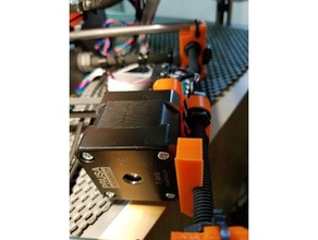 prusa i3 mk2 y motor spacer 3d printer parts mount y-axis axis 3d print model - Mito3D