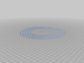 meine angepasste Spirale Bett Ebene testen 3d-Druck-tests kundengebundene 3d print model - Mito3D