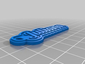 juliana kaychain keychains customized 3d print model - Mito3D