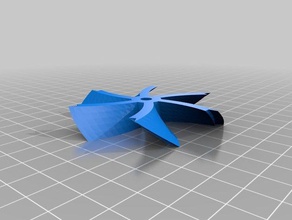 my customized openscad turbine propeller generator engineering 3d print model - Mito3D