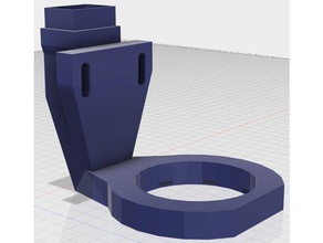 ventilador radial de monte modificado ajustable en altura Impresora 3d accesorios 3d print model - Mito3D