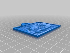 my customized lithopane t2 2d art 3d print model - Mito3D