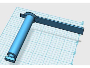 spool vara de 1kg filamentos impressora 3d acessórios filamento titular spoolholder 3d print model - Mito3D
