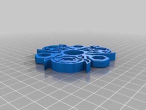 marshall bison fidget spinner Spielzeug & Spiele hand zappeln 3d print model - Mito3D