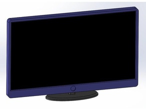 boneca televisão de ecrã plano modelo móveis 3d print model - Mito3D