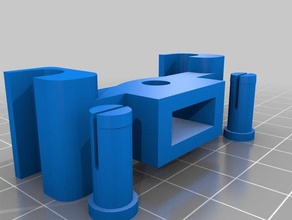 wanhao duplicator i3 digital gauge bed leveling bracket sideways 3d printer accessories maker select v2 3d print model - Mito3D