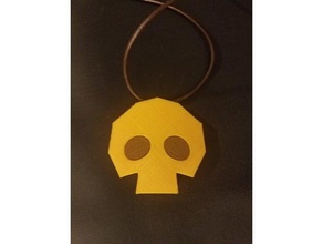 skulltula token zelda ocarina zaman takı kolye link scdc3d baskı kafatası video oyunu 3d print model - Mito3D