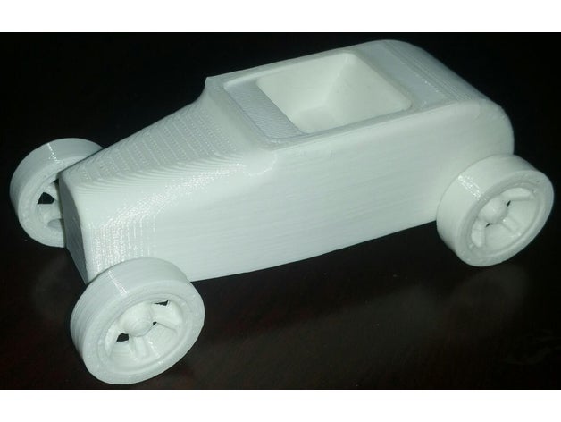 modelo roadster derby carro veículos ford hot rod street 3D print model - Mito3D