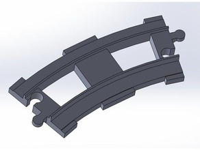 duplo track construction toys 3d print model - Mito3D