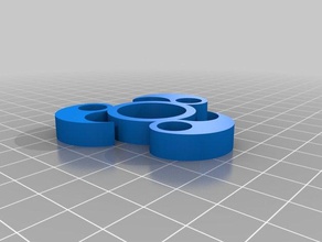 3 8in de cojinete bolas yin-yang fidget spinner juguetes mecánicos personalizado rodamiento 3d print model - Mito3D