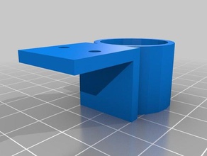 escoba de tubo pvc titular La impresión en 3d 3d print model - Mito3D