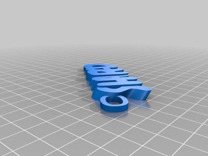my customized iamburny's text - sharad organization 3d print model - Mito3D