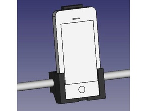 iphone 5s Kartenhalter case Motorrad Handy 3d print model - Mito3D