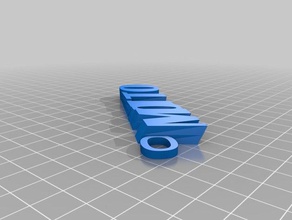 my customized iamburny's text - sister organization 3d print model - Mito3D