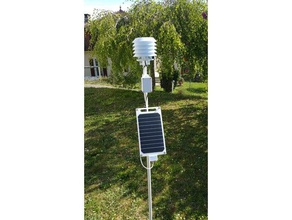 solar weather station temperature humidity pressure electronics 3d print model - Mito3D