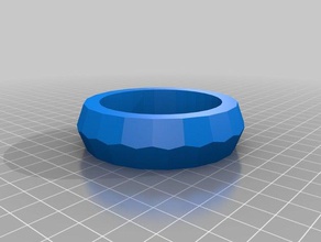 my customized beautiful chunky bracelet 3d print model - Mito3D