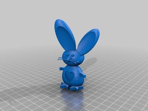 conejito jouets & accessoires de jeux pâques lapin jouet 3d print model - Mito3D