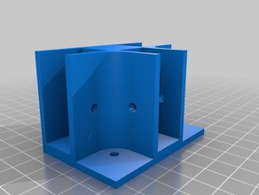 t wall brace organization customized 3d print model - Mito3D