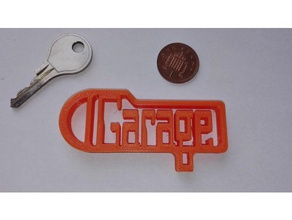 garage key tag organization 3d print model - Mito3D
