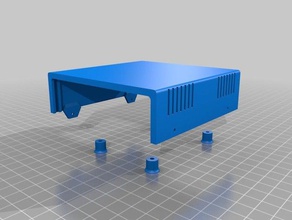 caja 100x100x60 arriba electronics customized 3d print model - Mito3D