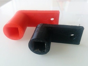 square key 8 mm llave cuadrada 8mm accessories 3d print model - Mito3D