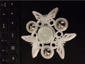 farfalla fidget spinner iv giochi e giocattoli 3d print model - Mito3D
