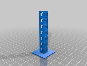 170-200 tower 3d printing tests customized 3d print model - Mito3D